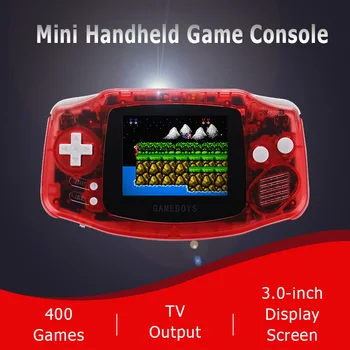 

Retro Game Console Mini Handheld Game Player Built-in 400 classic games support double player game