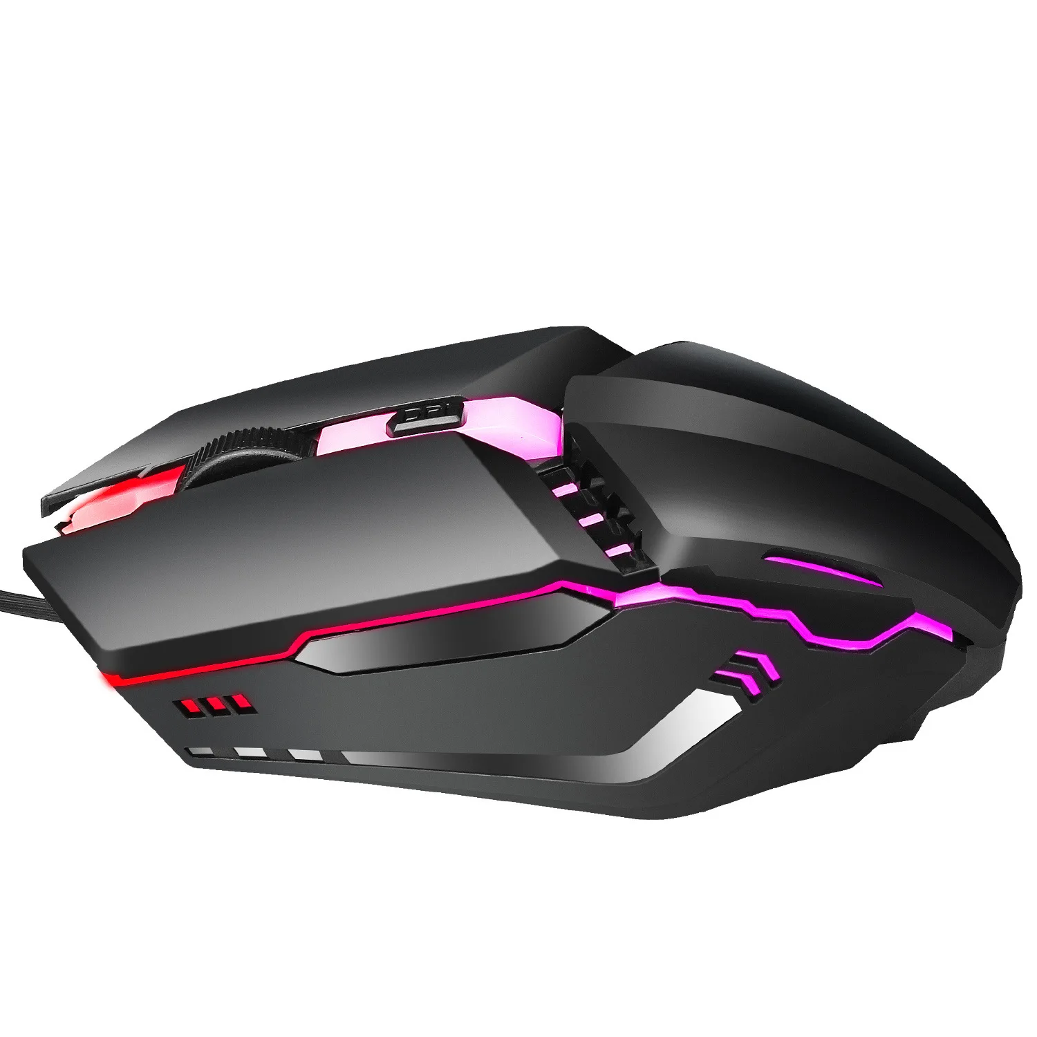 Проводная игровая мышь 1600DPI с RGB подсветкой 4D эргономичный дизайн геймерские мыши