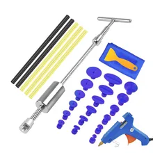 

Tools Kit DIY Dent Repair Dent Puller Kit Dent removal Slide Hammer glue sticks Reverse Hammer Glue Tabs for Hail Damage