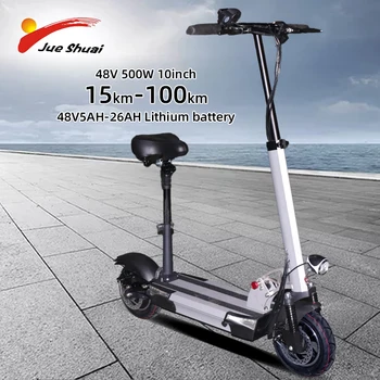 

48V 500W Electric Scooter 100KM Distance 26ah Battery Patinete Electrico Adulto Foldable Kick e scooter Electric Skateboard Bike