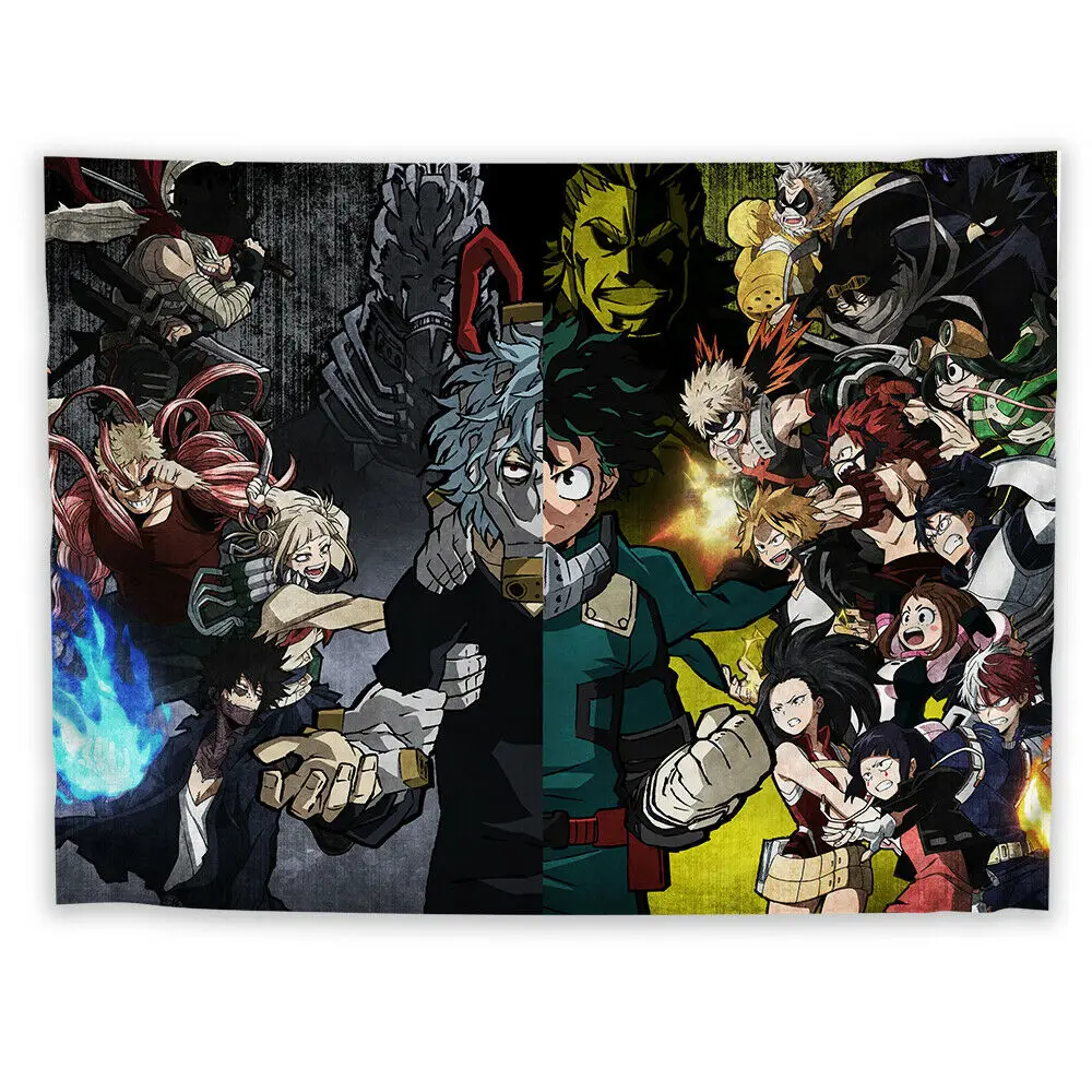 

Hero academia Wandteppich Kunst Wandbehang Tisch Tapestry