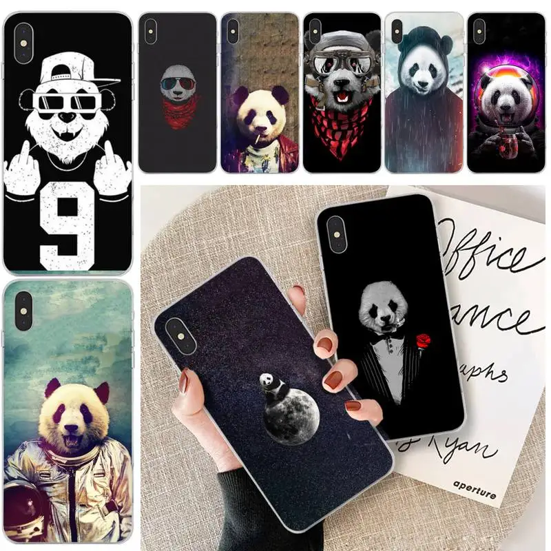

LJHYDFCNB Cool panda Newly Arrived Cell Phone Case For iphone 6 6s plus 7 8 plus X XS XR XS MAX 11 11 pro 11 Pro Max Cover