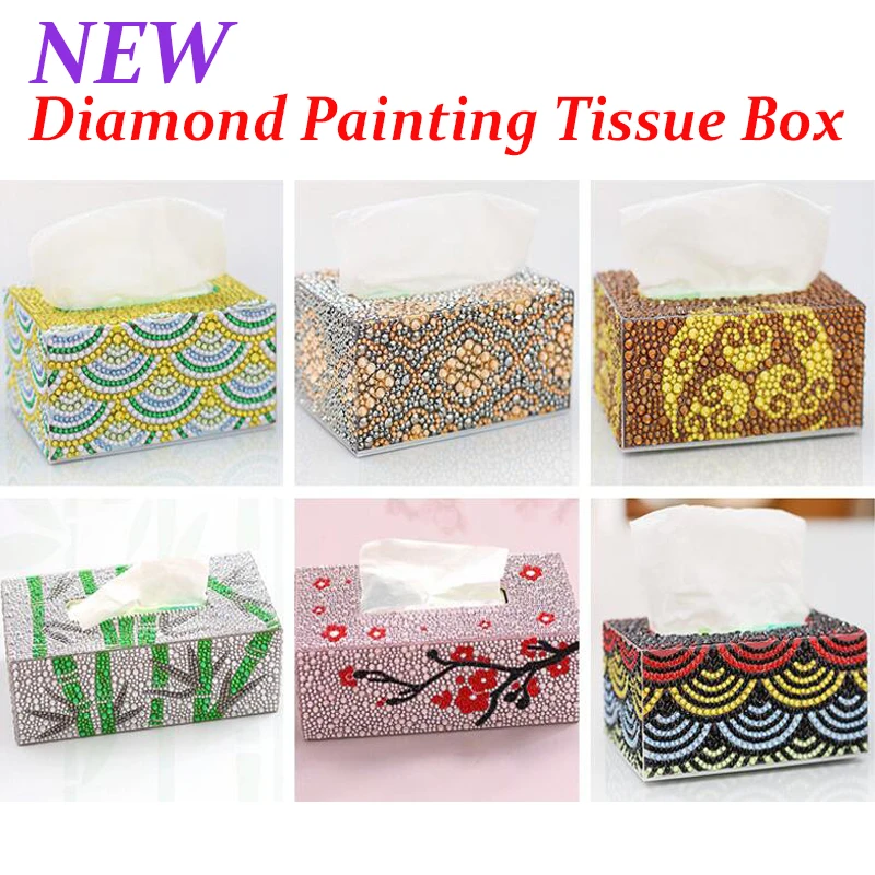 Tissue Box Diamond Painting Diy Painting Diamonds Box Diamond