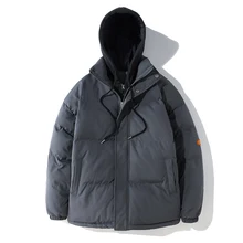 

New Parka for men Hooded ins Two-Way Men's winter Jackets