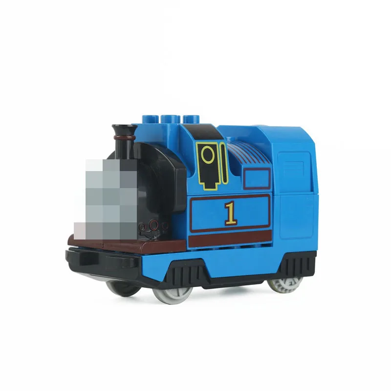 Большие частицы строительные блоки электрический локомотив поезд отсек аксессуары совместим с Duplo игрушки для детей подарок