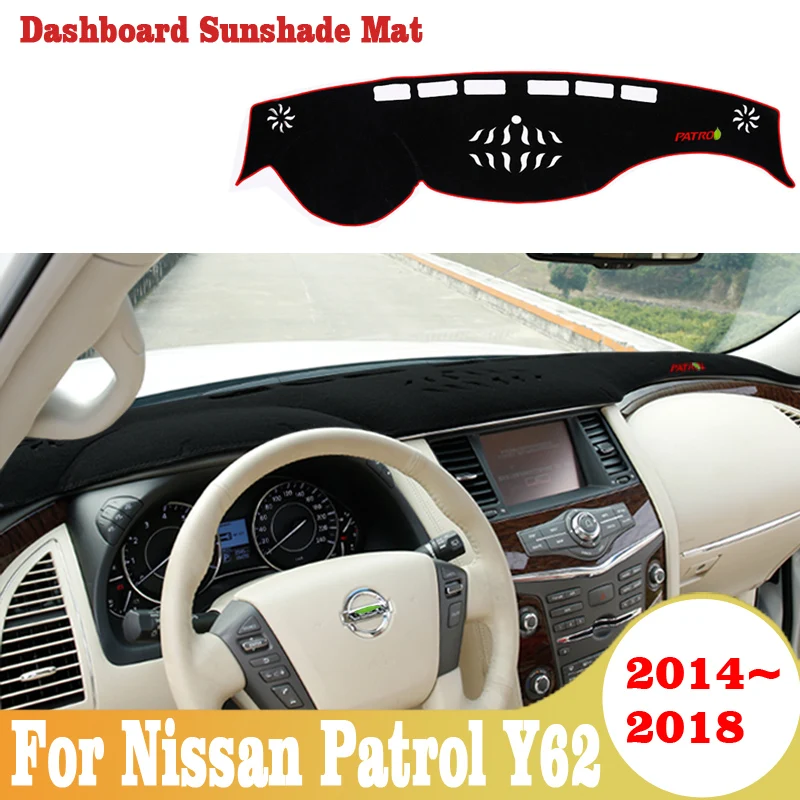 Накладка на приборную панель автомобиля для Nissan патруль Y62 2014 2015 2016 2017 2018 |