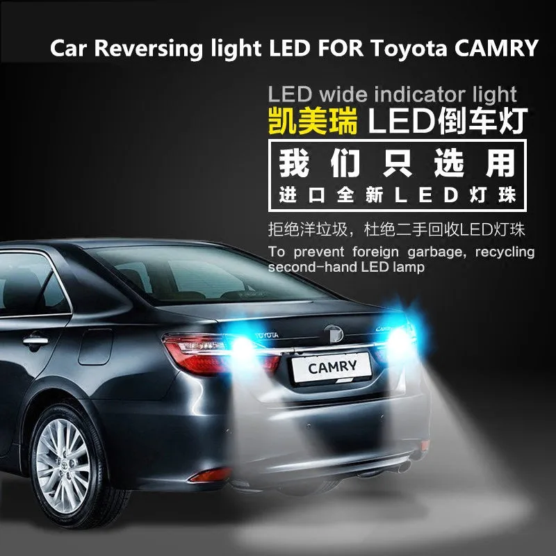 

Car Reversing light LED FOR Toyota CAMRY T15 9W 5300K Back-up auxiliary light bulb CAMRY backup light LED modification