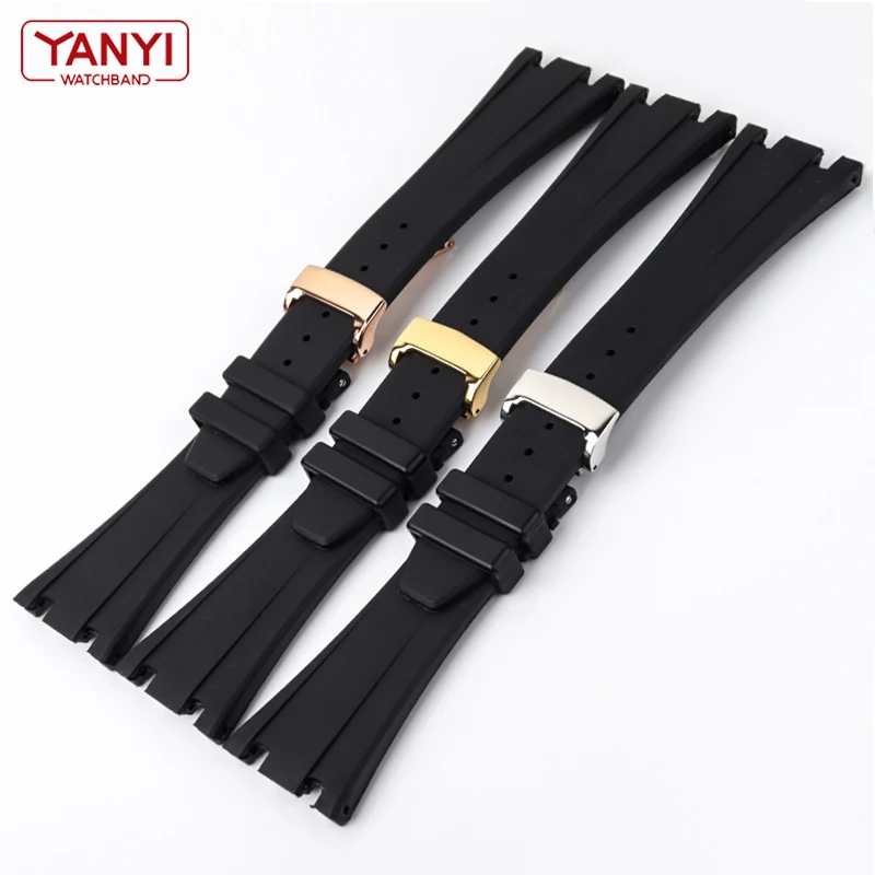 Premium Rubber Watch Strap, 28mm - Men's Sports Watch Band Bracelet