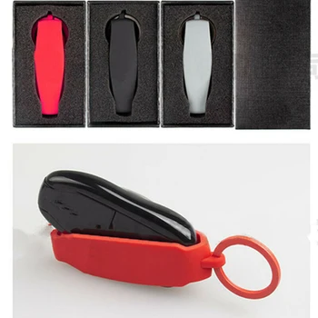 

Vehicle Smart Remote Keychains Keys Fob Cover Protector For Tesla Model 3 S X Silicone Rubber Key Case Car Accessory