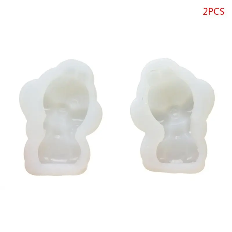 

2020 New 2pcs/set 3D Chinchilla Silicone Candle Soap Fondant Mold Cake Chocolate Baking