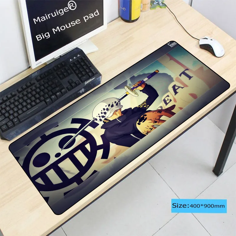  One Piece Notbook Computer Mousepad Overlock Edge Big Gaming Padmouse Gamer to Laptop Mouse For CSG