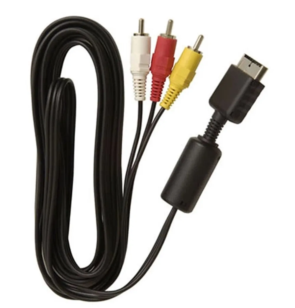 AV Audio Video Cable Cord RCA A/V 6Z For Slim PlayStation PS1 PS2 PS3 to a TV / Monitor Adapter Connector Accessories | Электроника