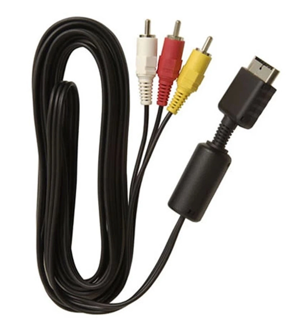 Cable de Audio y vídeo AV RCA A/V 6Z Para Slim PlayStation PS1 PS2 PS3 a TV/Monitor,  adaptador, accesorios de Cable conector| | - AliExpress