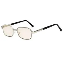 Новинка, металлическая оправа, унисекс, очки для чтения, прозрачные HD очки, очки для чтения, газета, книги, светильник, удобные очки для чтения