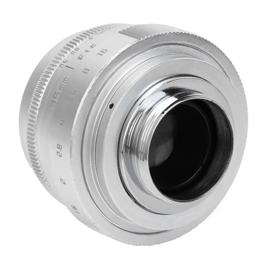 Объектив с большой диафрагмой для Sony NEX M4/3 Fujifilm Fuji Canon Nikon универсальный 2 цвета 35