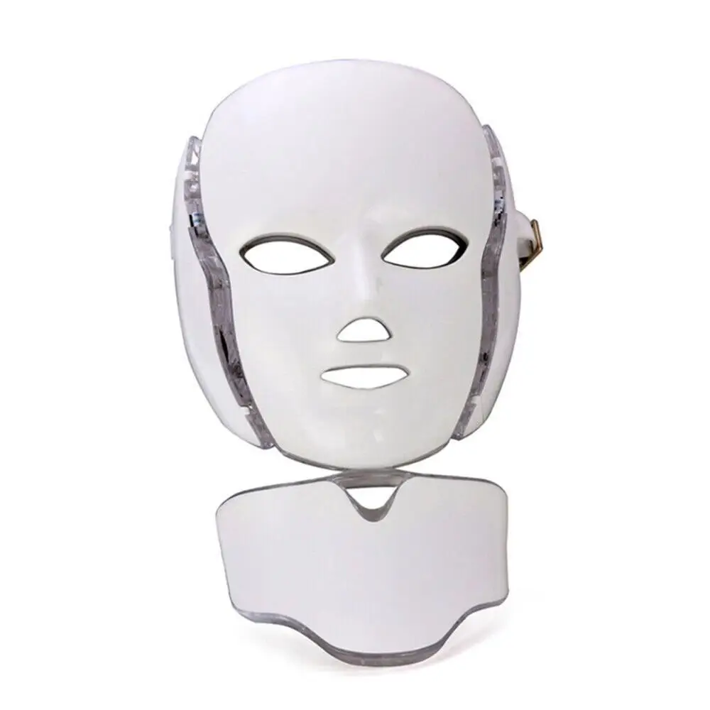  20 PCS 7 Colors Electric Led Facial Mask Face Mask Machine Light Therapy Acne Mask Neck Beauty Led  - 32978182007