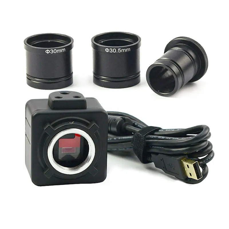 5.0MP микроскоп электронный окуляр USB2.0 видео CMOS камера промышленный окуляр камера с адаптером для захвата изображения - Цвет: 5MP