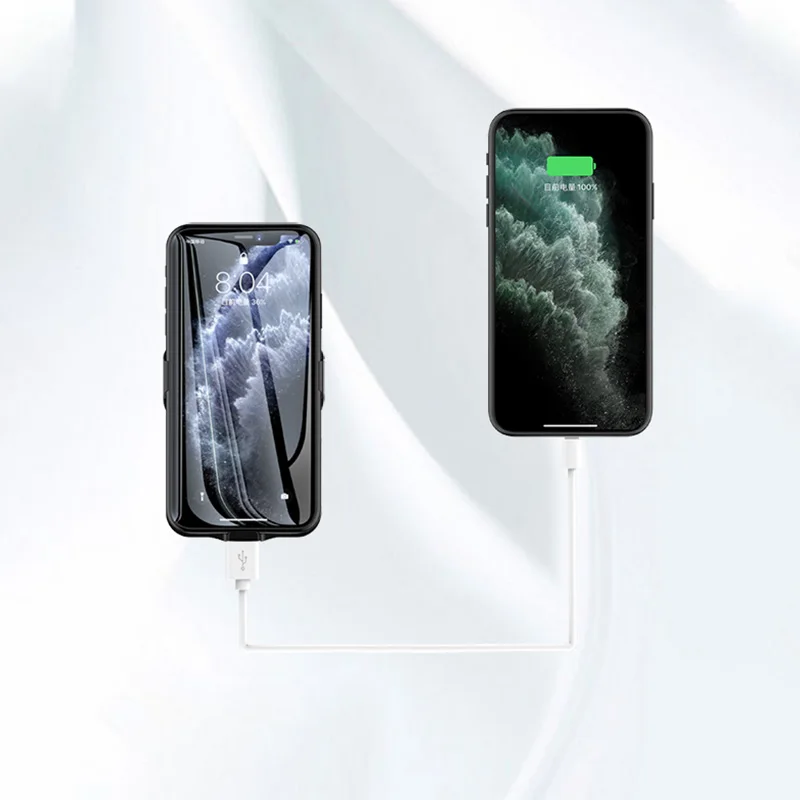 5500/6000 мАч чехол для зарядного устройства для iPhone 11 X XR XS Max внешний аккумулятор чехол для зарядки для iPhone 11 Pro Max чехол для аккумулятора