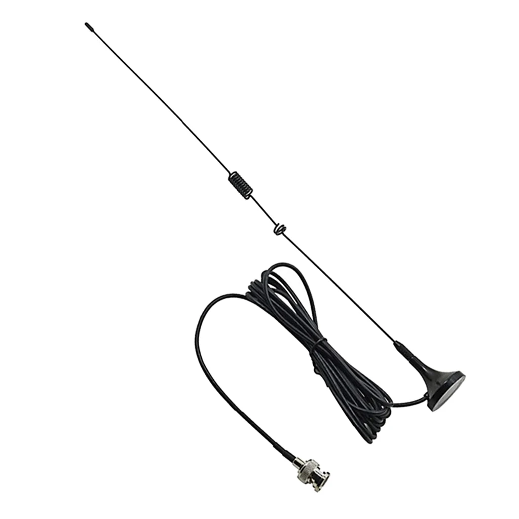 144 МГц/430 МГц Двухдиапазонная BNC Male VHF/UHF магнитная антенна для Yaesu Kenwood