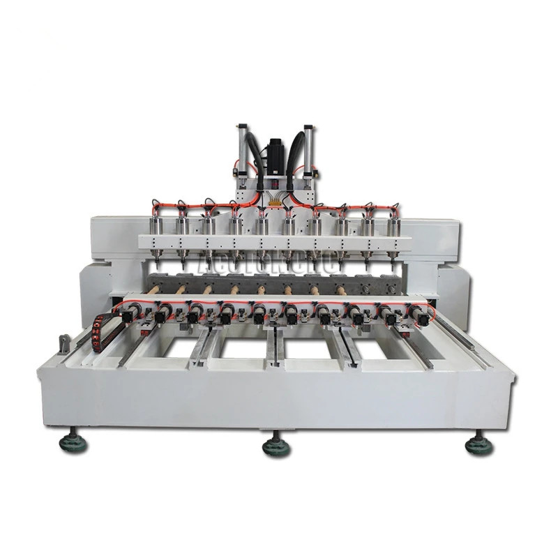 Хорошая Цена Древесины cnc маршрутизатор машина мульти головки 4 оси с