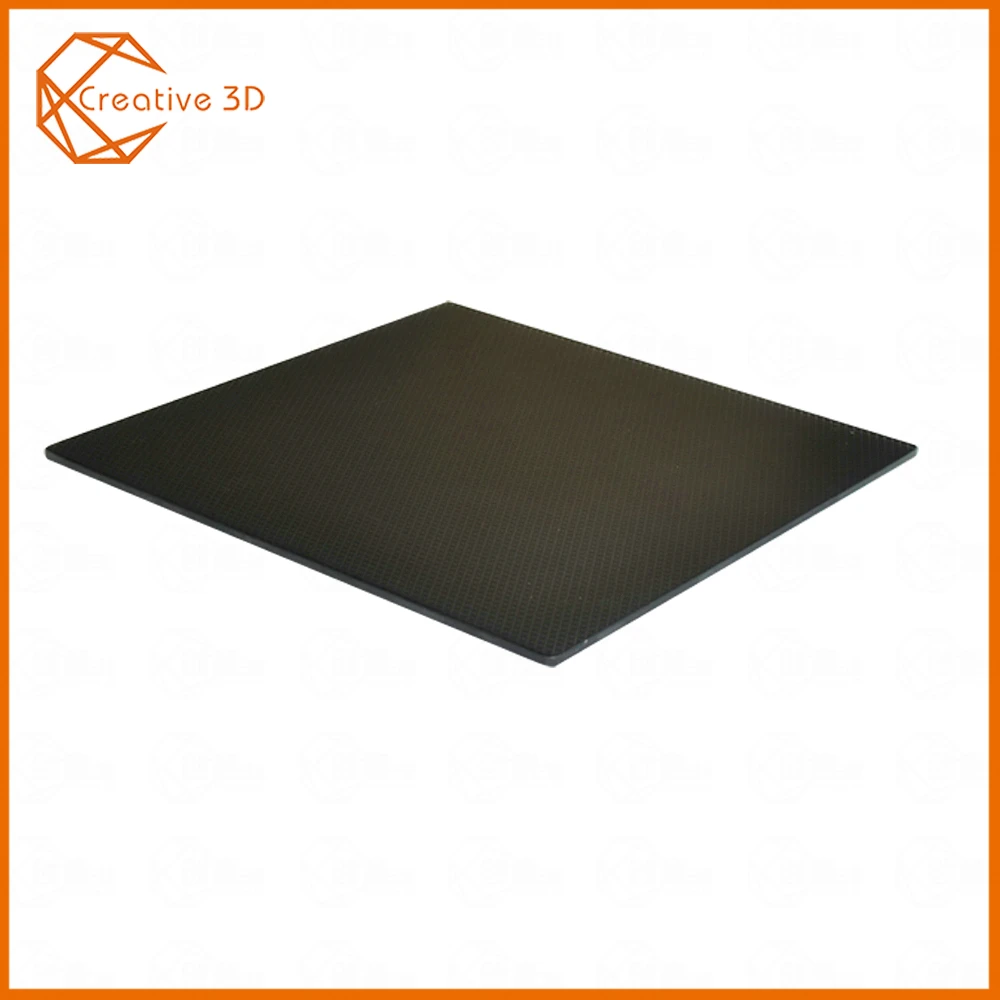 

Creative 3D Printer Black Carbon Silicon Crystal Build Hotbed Platform 310*310 MM Hotbed Build Plate