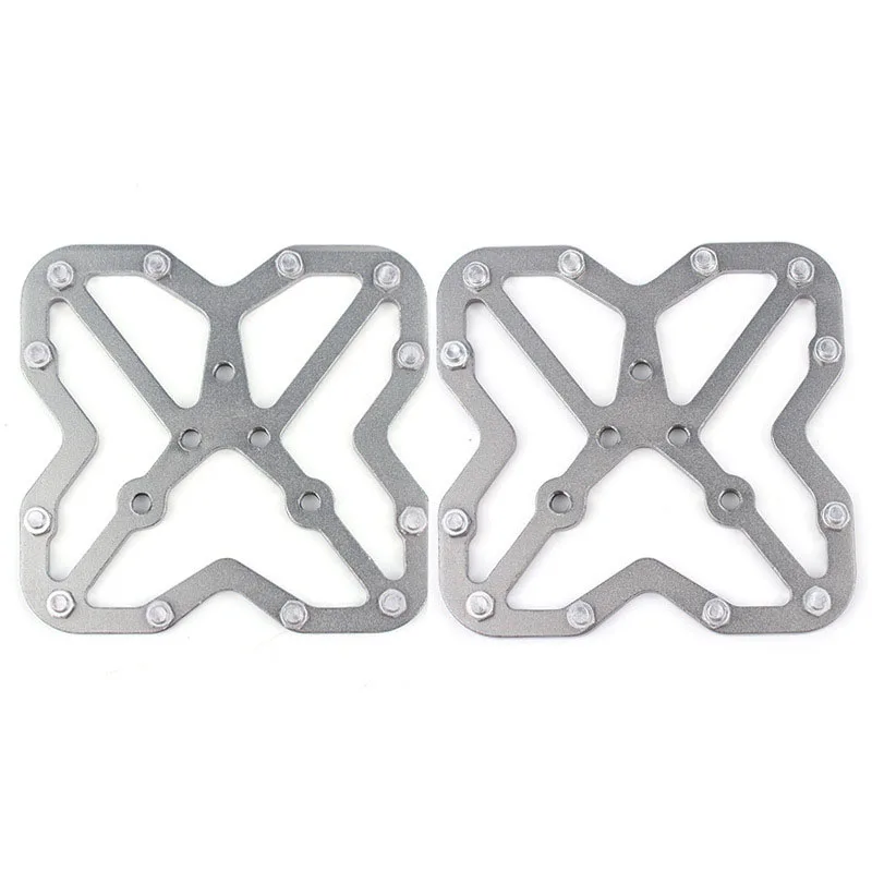 

2PCS Bicycle Pedal Adapter Lock To Flat Pedal Platform Quick Release Locking Plate Pedal Adapters