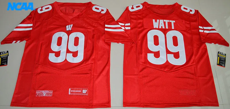Новое поступление, высокое качество, J.J Watt#99, футболки для колледжа, ограниченная серия, майки, S-XXXL
