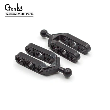 

10Pcs/lot Suspension and Engine Series Technic Steering Knuckle Arm with Ball Joint 6572 MOC Building Blocks Bricks DIY Toys