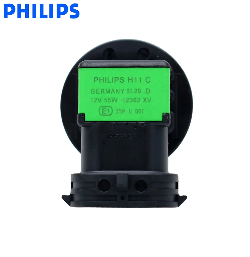 Philips H11 12 В 55 Вт PGJ19-2 X-treme Vision Автомобильные фары яркие Галогенные Противотуманные лампы ECE одобрить больше видения 12362XV S2, пара