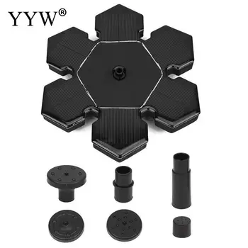 

Garden Solar Fountain Pool Solar Water Fountain Pond Outdoor Solar Panel Fountain Floating Fountain Garden Decoration Black