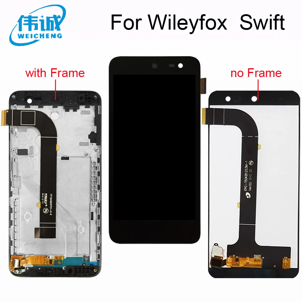 WEICHENG Wileyfox Swift сенсорный экран+ ЖК-экран в сборе для Wileyfox swift ЖК-дисплей с рамкой Замена смартфона+ Инструменты