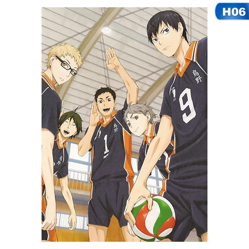 6 Кошмарным! Haikyuu Аниме Манга настенный плакат свиток домашнее украшение Стены Искусства - Цвет: 6