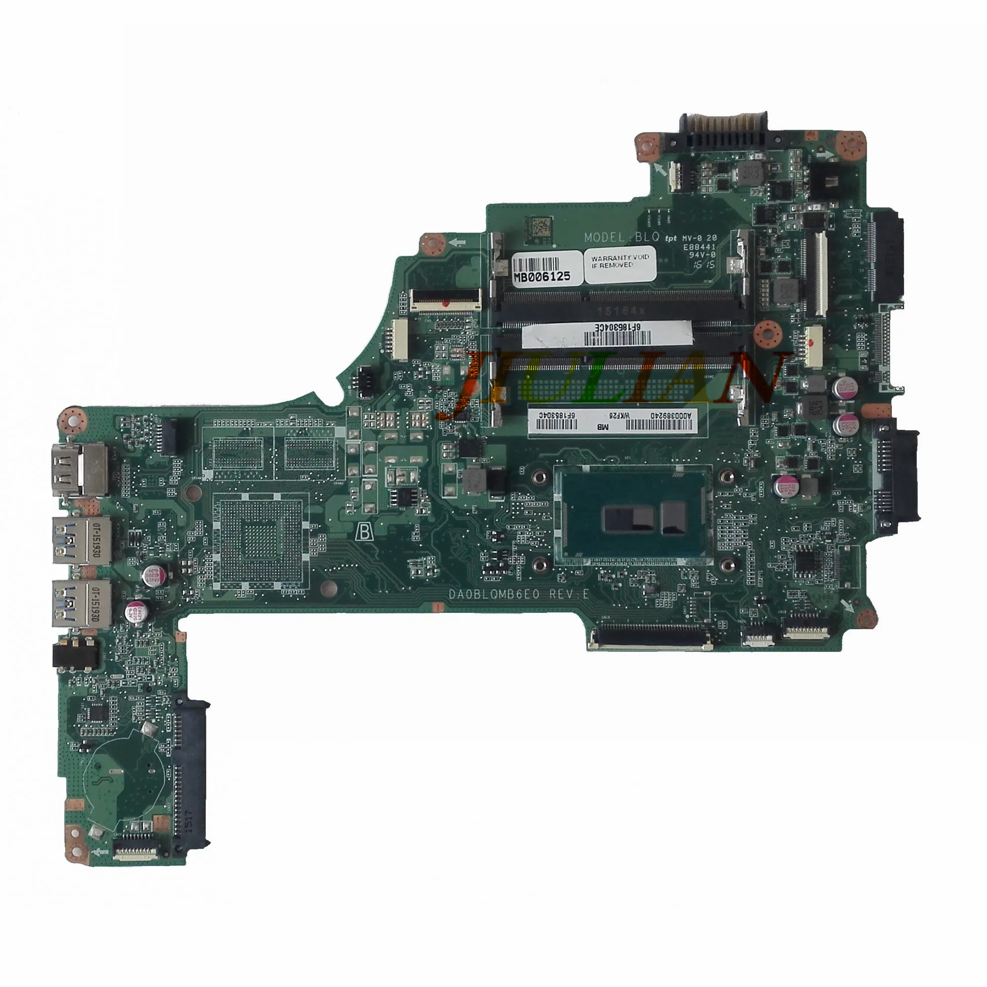 Материнская плата DA0BLQMB6E0 для Toshiba Satellite L50 материнская ноутбука с зеркальным