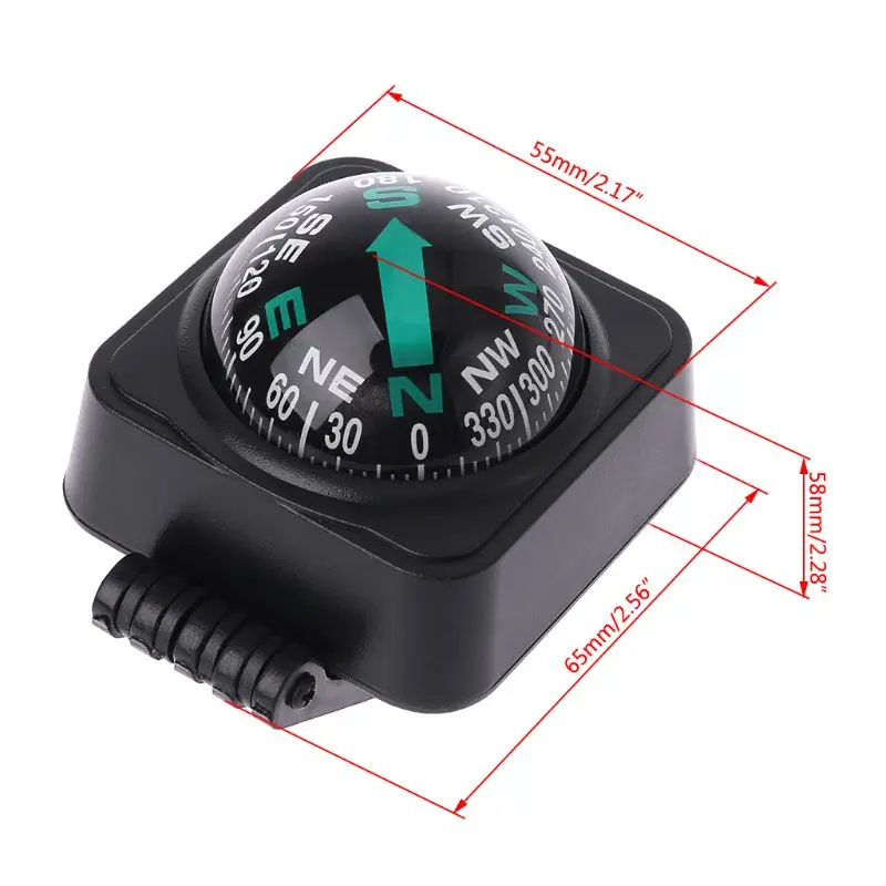 Новый компас шар авто автомобиль навигация Регулируемый # H030 #|compass ball|compass carcar compass