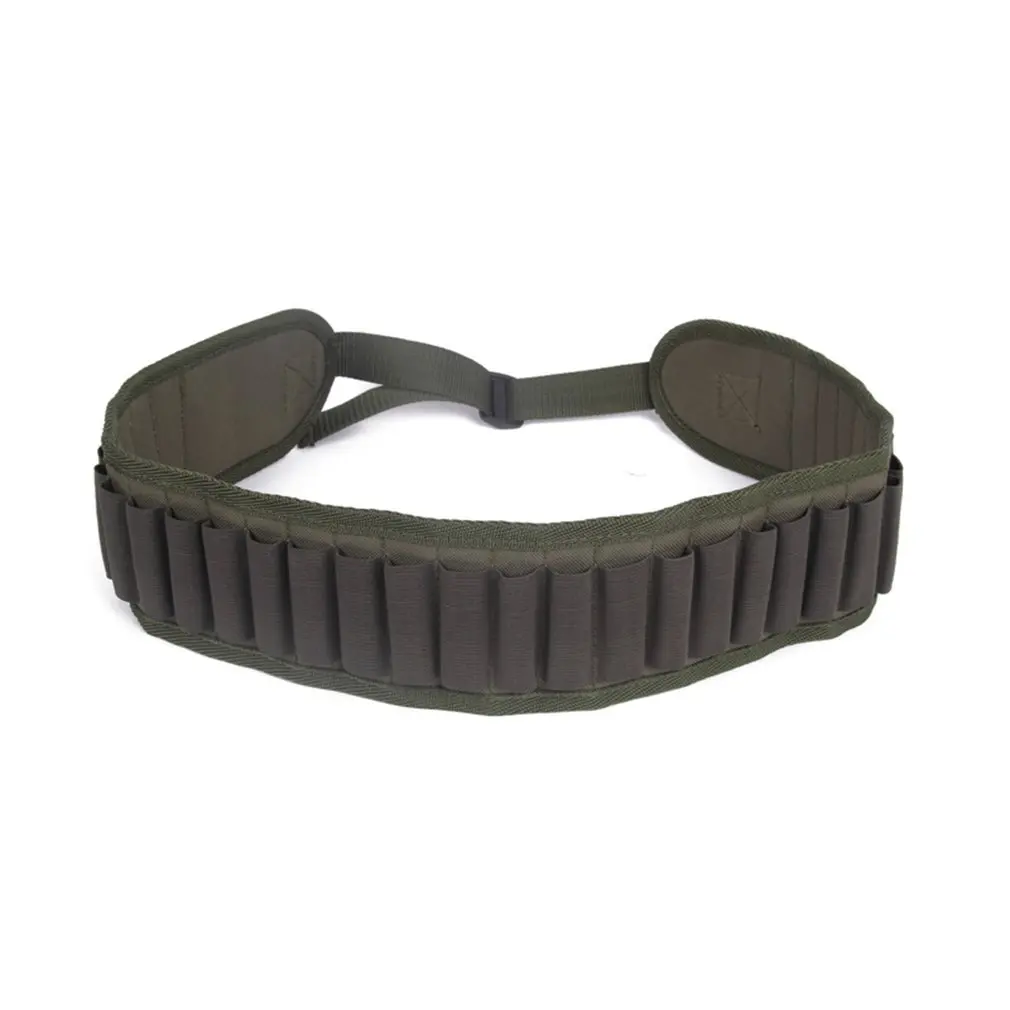 

25/30 Rounds Ammo Shells Belt Cartridges Carrier Adjustable Waist Shoulder Belt for Shooting Hunting Accessories HOT