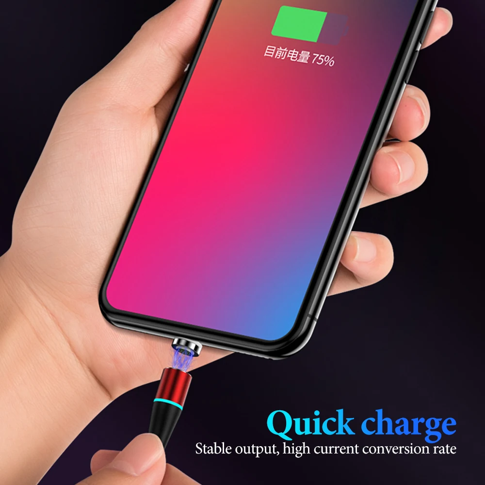Магнитный usb-кабель для быстрой зарядки USB type C кабель магнитное зарядное устройство Micro usb кабель для телефона USB шнур поддержка передачи данных