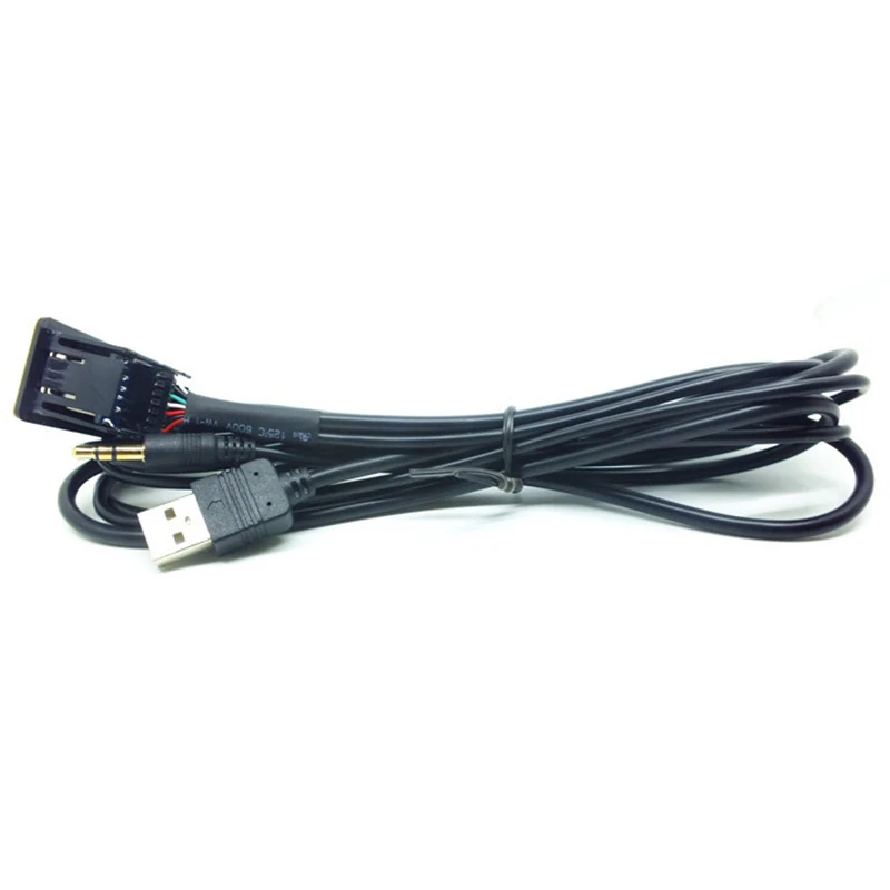 Автомобильный Suv Dash аудио Usb 3,5 мм Aux Наушники папа монтажный адаптер панель комплект ввода