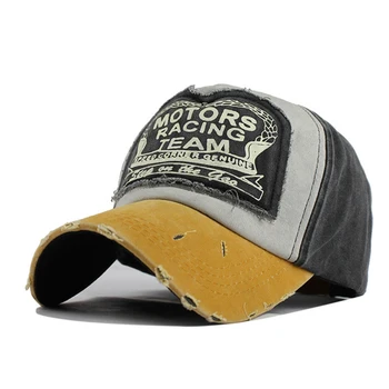 

Washed Retro Men's Baseball Cap Snapback Letter Embroidered Women's Cap Outdoor Hip Hop Hats For Women Men Dropshipping