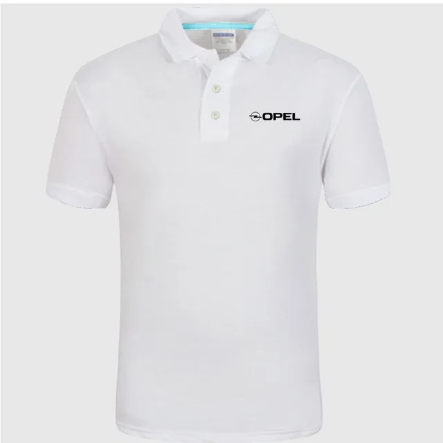 Opel logo Polo Shirt Men summer Short Sleeve Polo Shirt Cotton spring Casual Men's Polos c - Цвет: 5