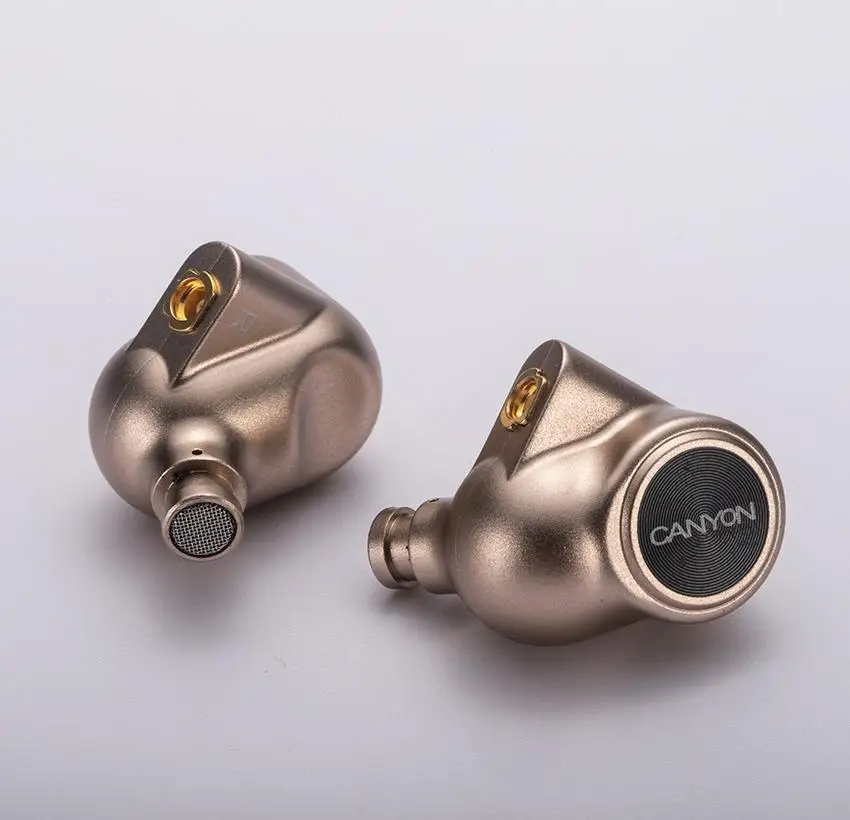 CANYON C51 Knowles DD 4BA Hifi Music HD Monitor DJ Studio Stage CNC Metal Deep Bass MMCX Audiophile Earphones Earbuds