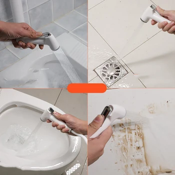 

Toilet Seat Attachment Fresh Water Pull Tube Bidet Spray Set Non-Electric Clean For Watering Flowers, Cleaning The Toilet