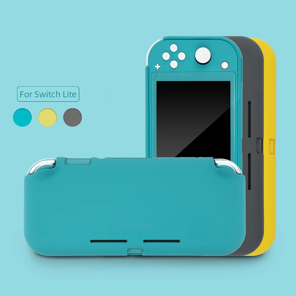 Мягкий Противоскользящий силиконовый защитный чехол для Nintendo Switch Lite NS консоль