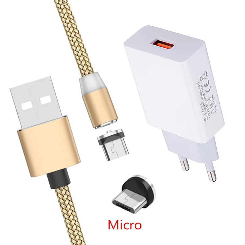 Магнитный Micro usb зарядный кабель для Samsung galaxy S4 A6 A7 2018 J3 J7 Huawei Honor Oppo Realme 3 Pro android Phone USB