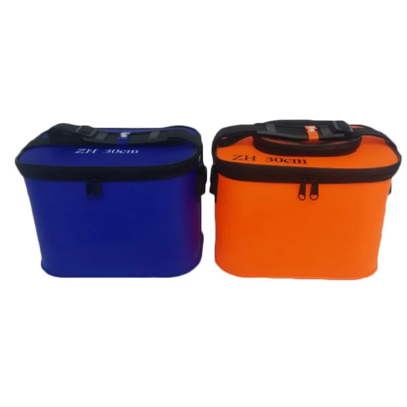 

New Water Bucket Rectangular Thick Retractable Folding Portable Zipper Organizer Storage Container Accessories For Fishing Lure