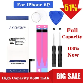 

2020 100% New 3600mAh For iPhone 6 Plus Battery For Iphone 6S Plus 5.5 Inch +Gift Tools 3600mAh 6P 6SP Battery