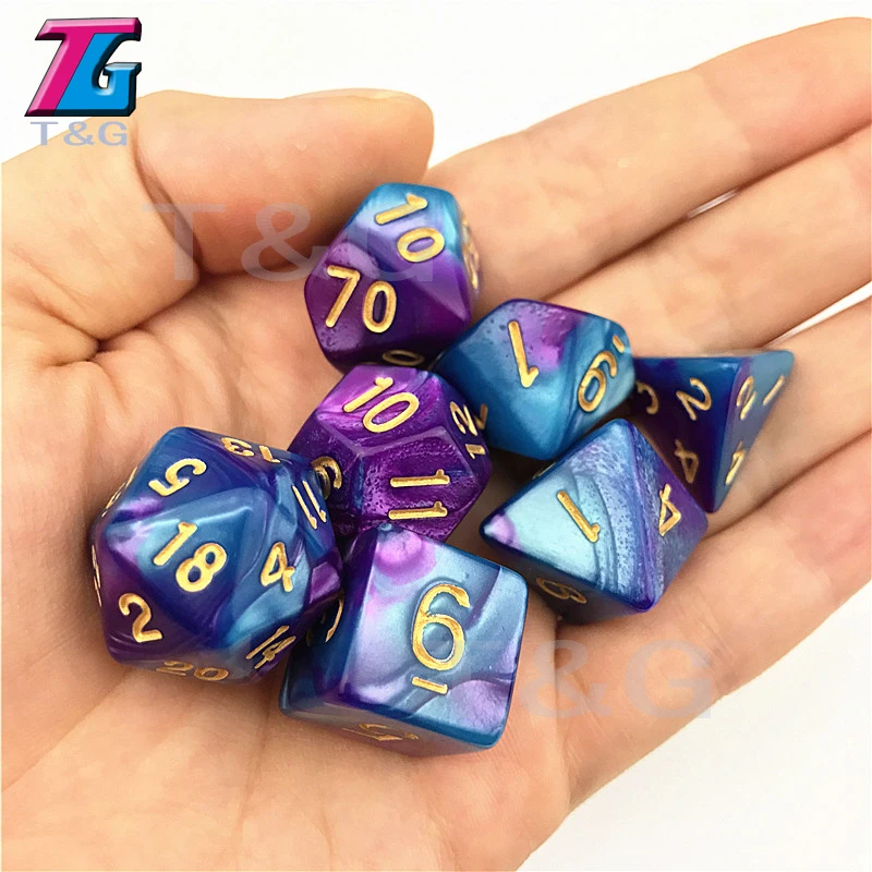 20 цветов микс DND игрушки для взрослых детей пластиковые кубики специальный