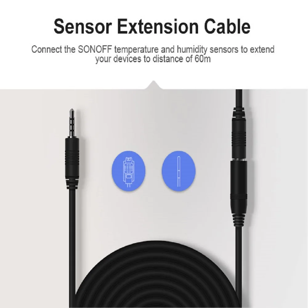 Удлинительный кабель ITEAD SONOFF AL560 5 м макс. 60 для Sonoff AM2301/Si7021/DS18B20 высокоточный