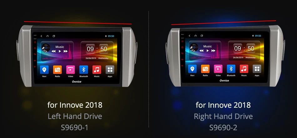 Ownice Android 9,0 8 ядерный " 2 DIN k3 k5 k6 для Toyota Innova 360 Panorama DSP 4G LTE SPDIF автомобильный стерео gps плеер