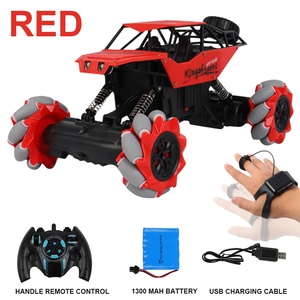 

Christmas Stunt RC Car Gesture Sensing Twisting Vehicle Light Music Climbing Driving Toys Gifts Remote Control Stunt