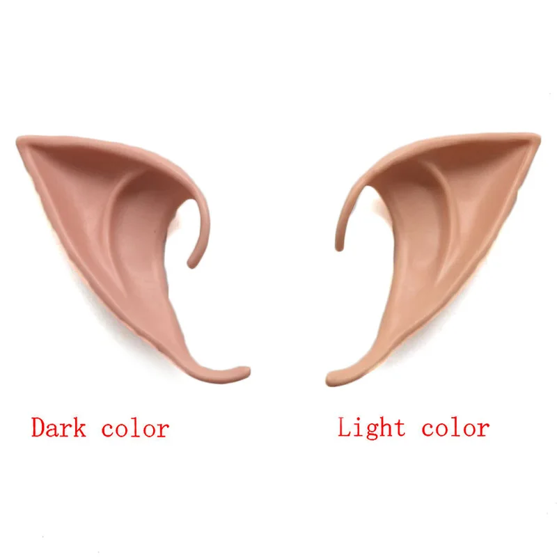 

Latex Soft Point Magical Angel Fairy Elf Ears Cosplay Mask Halloween Masquerade Masks Prosthetic Anime Party Decor Gift Supplies